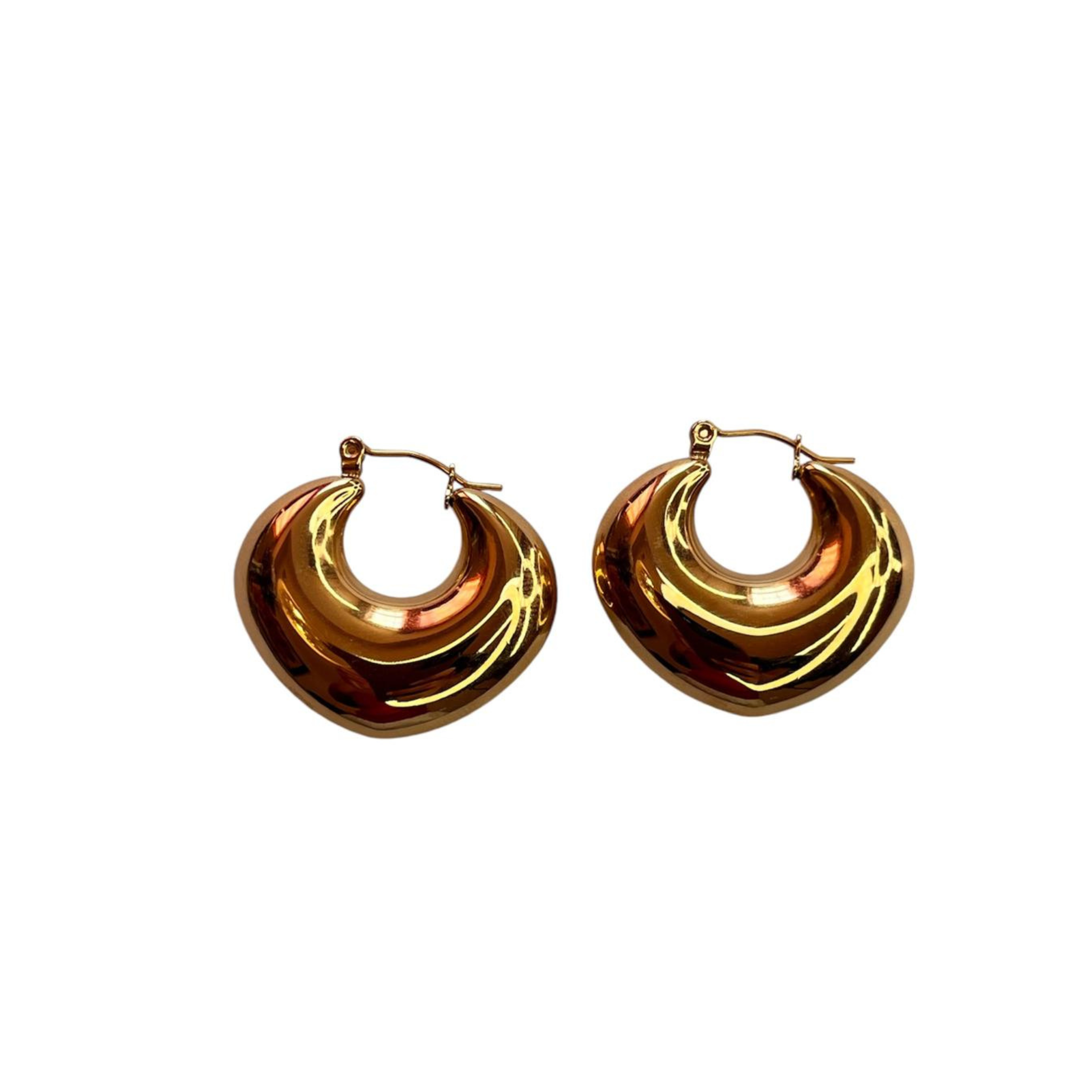 Mia | Vintage-Inspired Gold-plated  Hoop Earrings